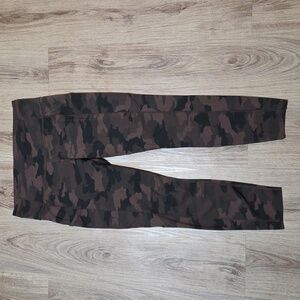 Lululemon Fast and Free Tight II 25" *Nulux Heritage 365 Camo Brown Earth Multi